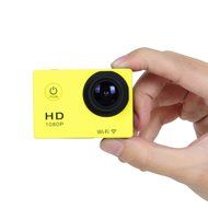 1080P Wifi Full HD Helmet Sports Action Waterproof Car Camera Camcorder Yellow