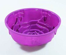 Romantic rose cake mold silicone cake mold (7inches, color random) N2