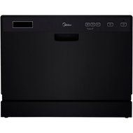 Midea 6-Place Setting Countertop Dishwasher silver