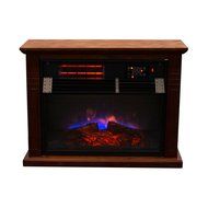 Walcut 1500W 5118BTU Embedded Insert Quartz Infrared 3D Flame Electric Fireplace Heater 3 Color Flame Remote Control N6