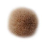 AutumnFall&reg; Rabbit Fur Ball Key Chains Mobile Phone Plug Backpack Bags Decorations (Pink) N10