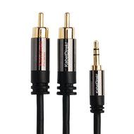 KabelDirekt (15 feet) 3.5mm Male to 2 x RCA Male Stereo Audio Cable - PRO Series N2