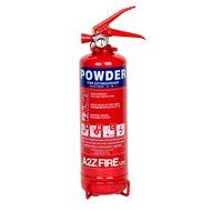 Fire Extinguisher &amp; Fire Blanket : A2Z Fire 1kg Powder Fire Extinguisher For Home, Kitchen, Car, Caravans &amp; Boats... N3