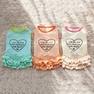 Spritech(TM) Pet Dog Puppy Lovely Cotton Clothes Vest Shirt Small Dog Blue S N6