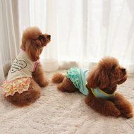 Spritech(TM) Pet Dog Puppy Lovely Cotton Clothes Vest Shirt Small Dog Blue S N7