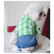 Spritech(TM) Pet Dog Puppy Lovely Cotton Clothes Vest Shirt Small Dog Blue S N9