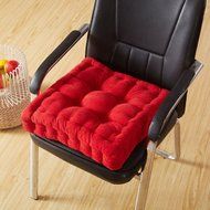 Spritech(TM) Soft Seat Cushion for Winter Chair Car Seat Plane or Wheelchair Dark Blue 17.6" * 17.6"