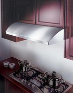 KOBE Range Hoods CHX2224SQB-1 Contemporary Brillia 24" Under Cabinet Range Hood, 3-Speed, 680 CFM, LED Lights,... N3