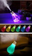 QianHai 400ml Essential Oil Diffuser for Aromatherapy, Bulb Shape Ultrasonic Cool Mist Humidifier with Multi-Color... N13