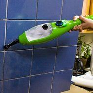 Milex Steam Mop and Steam Cleaner | Microfibre mop pads plus a range of attachments | For steaming tiles, wood... N3
