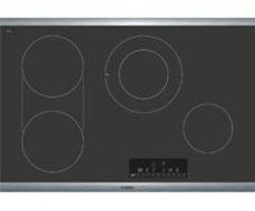 Bosch 36" Electric Cooktop Black And Stainless Steel Frame NET8068SUC