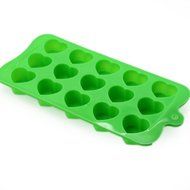 DUFUSTORE Chocolate Cake Candy Baking Silicone Bakeware Mould Love heart Pattern Random Color N5