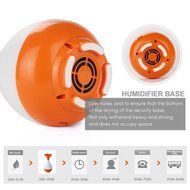 CNUALV Aromatherapy Essential Oil Diffuser Aroma Humidifier Air Purifier Cool Misting Spraying Bottle Humidifier... N28