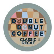 Double Donut&nbsp;Classic Decaf Coffee, in Recyclable Single Serve Cups for Keurig K-Cup Brewers, 24 Count