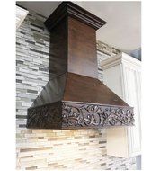 Z Line 373WH-30 1200 CFM Wooden Wall Mount Range Hood, 30", Walnut/Hamilton