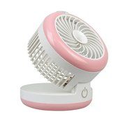 Rechargeable Humidifier Mini Misting Fan Desktop Fan Water Spray Fan with Built-in 2000 Mah Battery-Blue N9