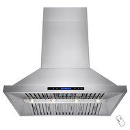 AKDY&reg; 42" Stainless Steel Wall Mount Touch Control Halogen Light Baffle Filter Kitchen Vent Cooking Fan Powerful... N8