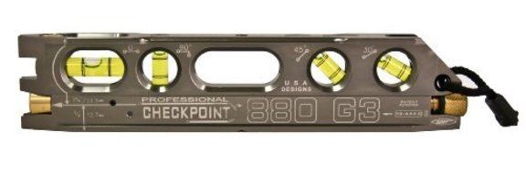 CHECKPOINT 0327PL 880 G3 Laser Torpedo Level, Platinum by Checkpoint