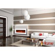 Moda Flame Houston 50&quot; Electric Wall Mounted Fireplace in Black N5