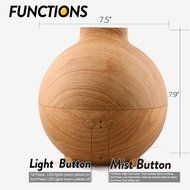 Large Aroma Globe Essential Oil Diffuser with Water 600ML , Aromatherapy Cool Mist Humidifier, Ultra Quiet Ultrasonic... N23