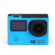 Womail WIFI Sports Camera Ultra HD 4K Dual Screen 2inch LCD Video With Remote Control Sky Blue