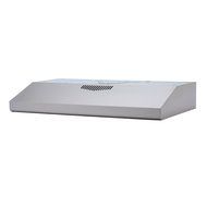 KOBE Range Hoods CHX3030PDS-GC KOBE Brillia 30-Inch Under Cabinet Push Button Glass Parametric Panel Range Hood