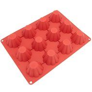 Freshware SM-104RD 15-Cavity Mini Silicone Mold for Homemade Tart, Bundt, Cake, Cheesecake, Pudding, Jello, and... N5