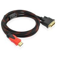 Spritech(TM) Gold Plated HDMI to DVI Cable DVI turn HDMI HD Line Bidirectional Transfers Line Support 3D 1080p N4