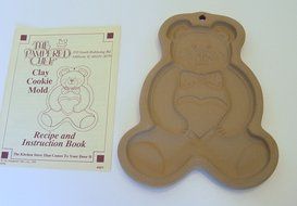 Teddy Bear CLAY COOKIE MOLD - The Pampered Chef