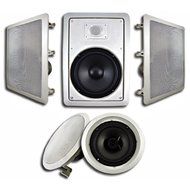 Acoustic Audio HT-85 In-Wall/Ceiling 5.1 Home Theater 8" Speakers and 10" Powered Sub HT-85-HD10B