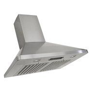 KOBE Range Hoods RA9436SQB-1 Wall Mount 750 CFM Stainless Steel with LED Lights, 36-Inch N3