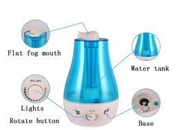 AJUSEN Ultrasonic Cool Mist Humidifier- 380ml/hour Ultra high Humidifying Capacity, Whisper-quiet Operation or... N4
