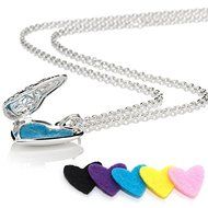 DIY+5 Pads Trendy Pendant Necklace Flower Essential Oil Diffuser Aromatherapy