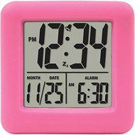 EQUITY BY LA CROSSE 70902 Soft Cube LCD Alarm Clock (Pink)
