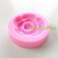 Mom&amp;pea 0635 Flower Shaped Silicone Mould for Fondant Cake Sugar Paste Cake Decoration 3d Cake Toppers Mold 5.7... N4