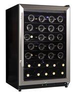 Midea WHS-144W1 35-Bottle Free Standing Wine Cooler Refrigerator, Black N2