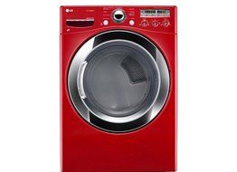 LG PAIR SPECIAL-"WILD CHERRY RED" Ultra Large Capacity Laundry System with Steam Technology (WM3250HRA+DLEX3250R)