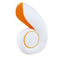 MuLuo Hand Held USB Portable Mini Bladeless Fan Super Mute Conch Desk Fan Orange N6