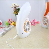 MuLuo Hand Held USB Portable Mini Bladeless Fan Super Mute Conch Desk Fan Orange N7