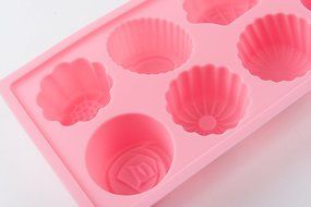 8 Hole Floral Cake Pudding Jelly Chocolate Mold Handmade DIY Soap Candle Ice Mould N2