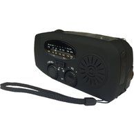 EpochAir Emergency Solar Hand Crank Self Powered AM/FM/NOAA Weather Radio, LED Flashlight, Smart Phone Charger... N4