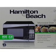 Hamilton Beach EM925AJW-P1 0.9 cu ft 900W 10 Power Levels Microwave, Stainless Steel, Silver/Black Color