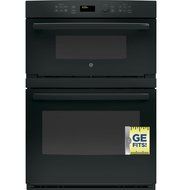 GE JT3800DHBB 30&quot; Black Electric Combination Wall Oven