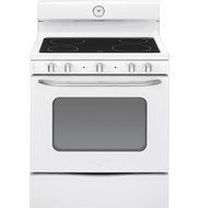 GE ABS45DFWS Artistry 30" White Electric Smoothtop Range
