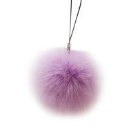 AutumnFall&reg; Rabbit Fur Ball Key Chains Mobile Phone Plug Backpack Bags Decorations (Pink) N17