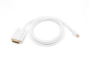BlueRigger Mini DisplayPort (Mini DP | Thunderbolt ) to DVI Male Adapter Cable (6 Feet)