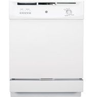 GE 24" White Built-In Dishwasher