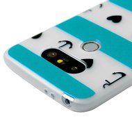 LG G5 Case, LG H868 Case - Luminous Shockproof Colorful Print Soft TPU Rubber Skin Gel Bumper Slim Fit Protective... N3