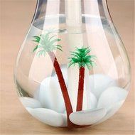 QianHai 400ml Essential Oil Diffuser for Aromatherapy, Bulb Shape Ultrasonic Cool Mist Humidifier with Multi-Color... N15