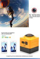 Glopro Cube 360 WiFi 360 Degree Wide Angle Action Camera Sports Cam Recorder with Standard 1/4 Screw Interface...
